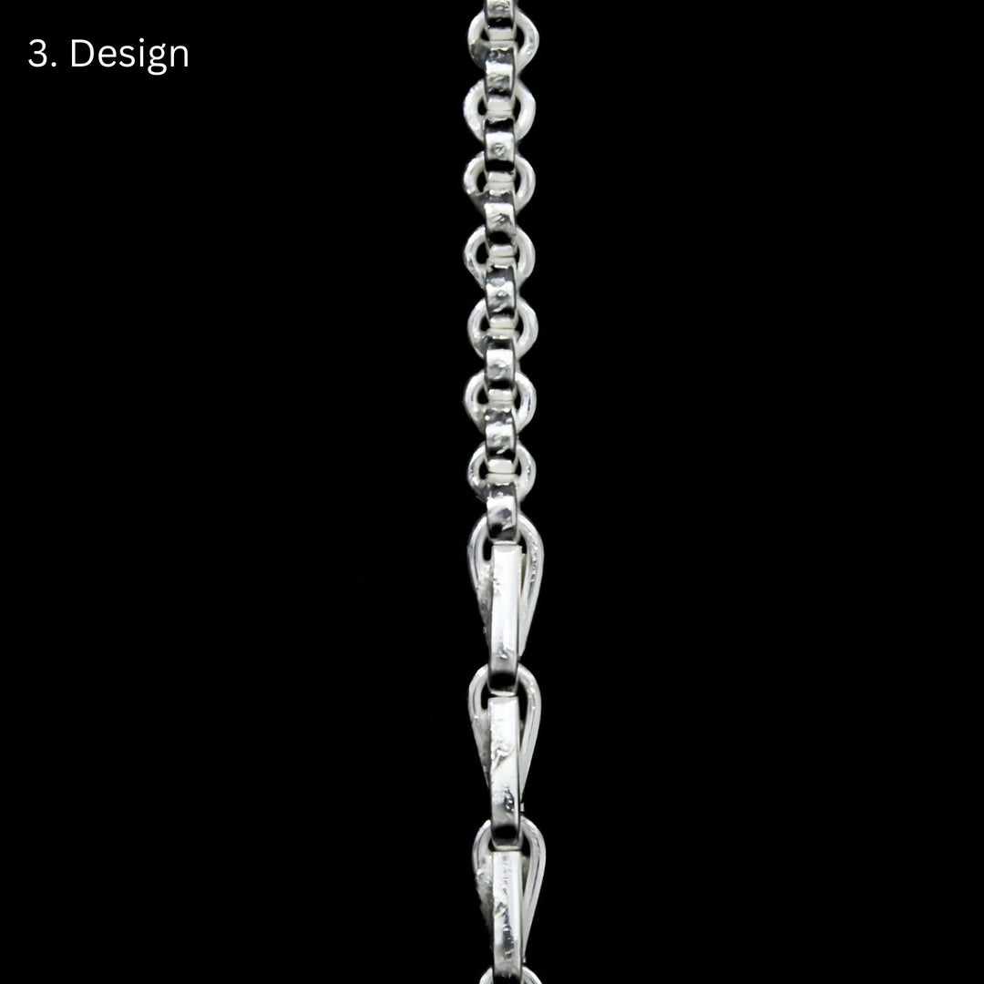 Pure Silver Unisex Neck Chain in 999 Silver