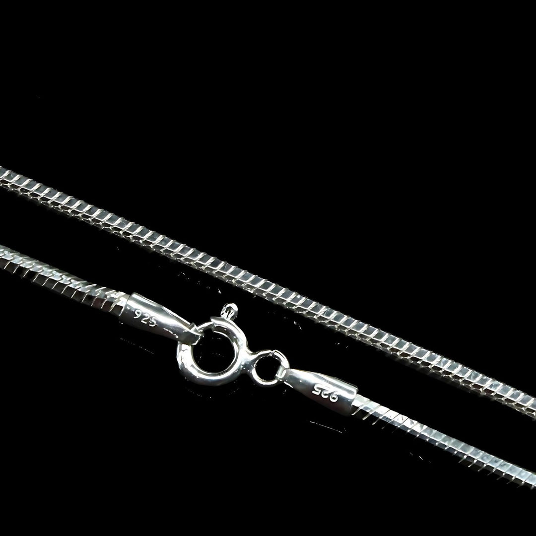 925 Sterling Silver Unisex handmade Snake Style Neck Chain 20"