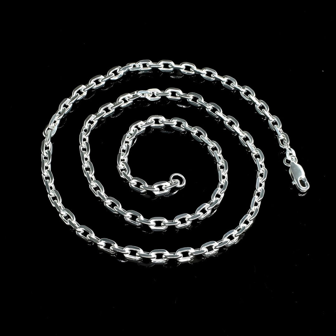 20" 925 Sterling Silver handmade gifting Rolo Unisex Neck Chain