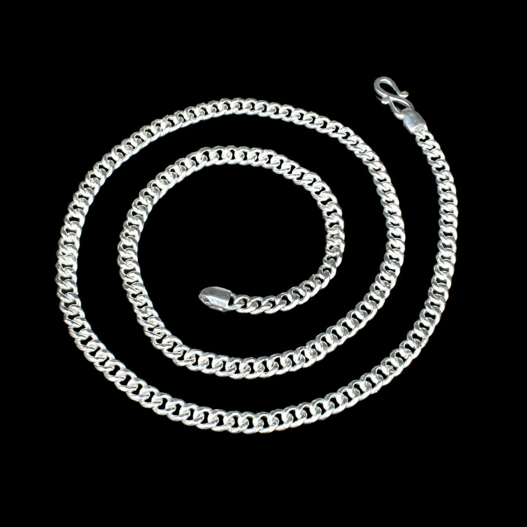 999 Pure Silver Handmade Chain for astrological purpose