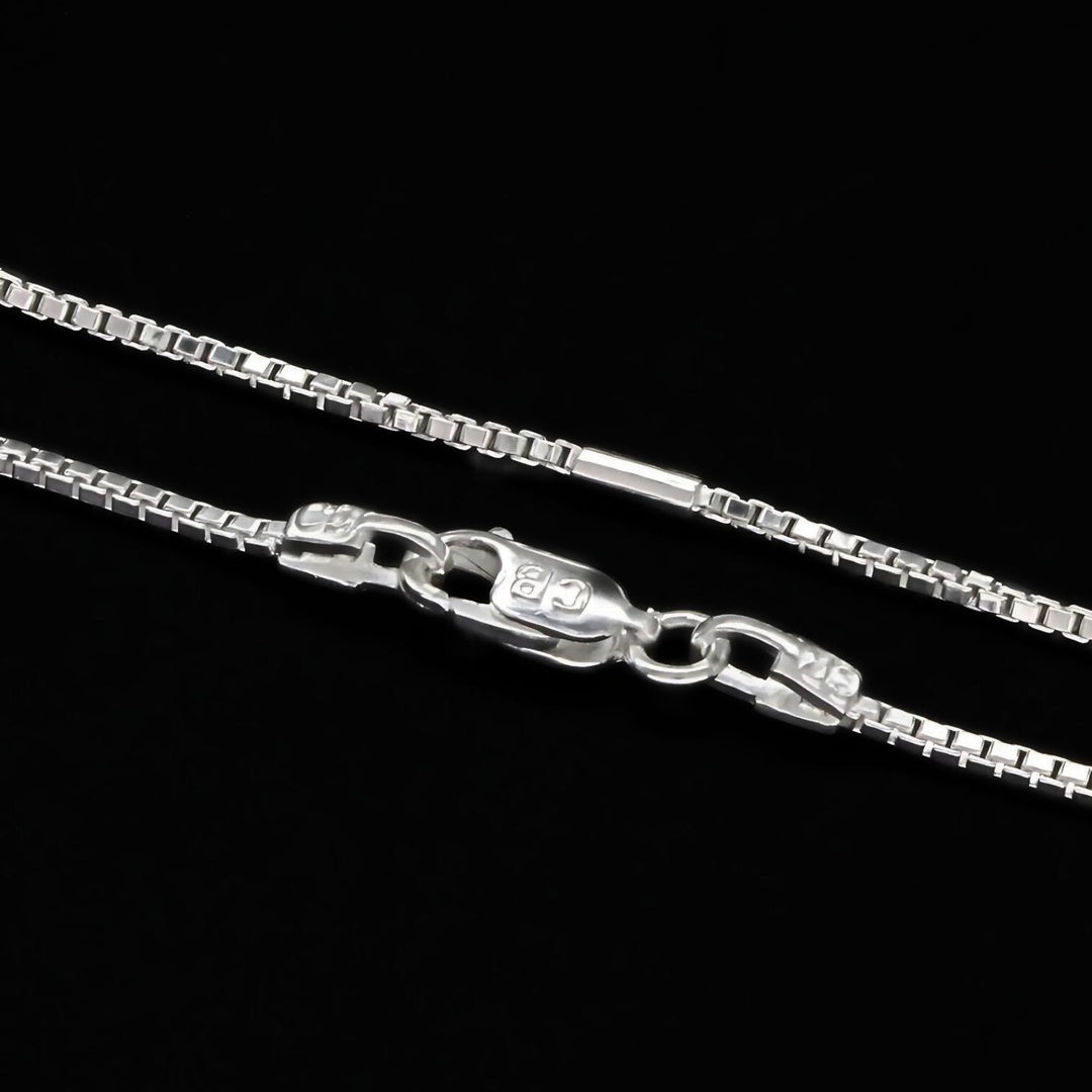 Real Sterling Silver Indian handmade fabulous Unisex Neck Chain 18.5"