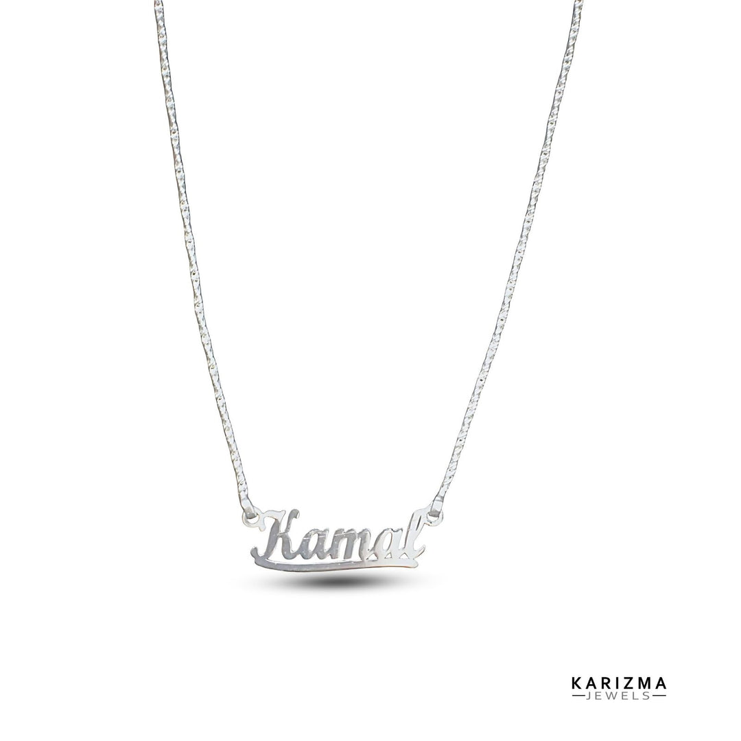 Customized Name necklace in Real Silver Unisex neck chain