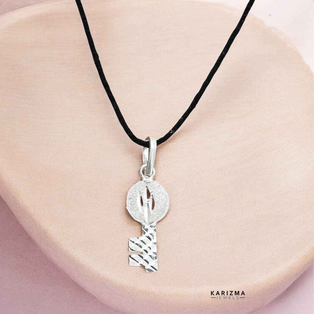 Pure Silver KEY Chaabi Pendant for Luck and Astrology use