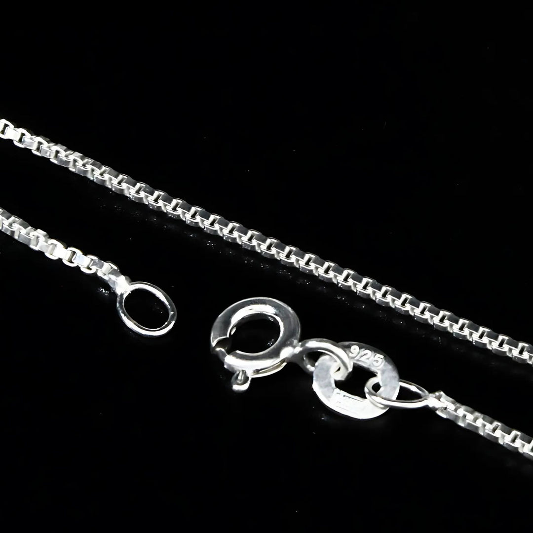 Indian style 925 Sterling Silver Light weight Unisex Neck Chain 18"