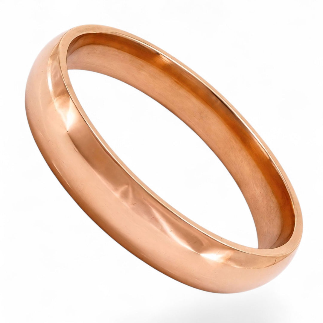 Authentic Pure Copper Jointless Kada – Heavy Astrological Healing Bangle