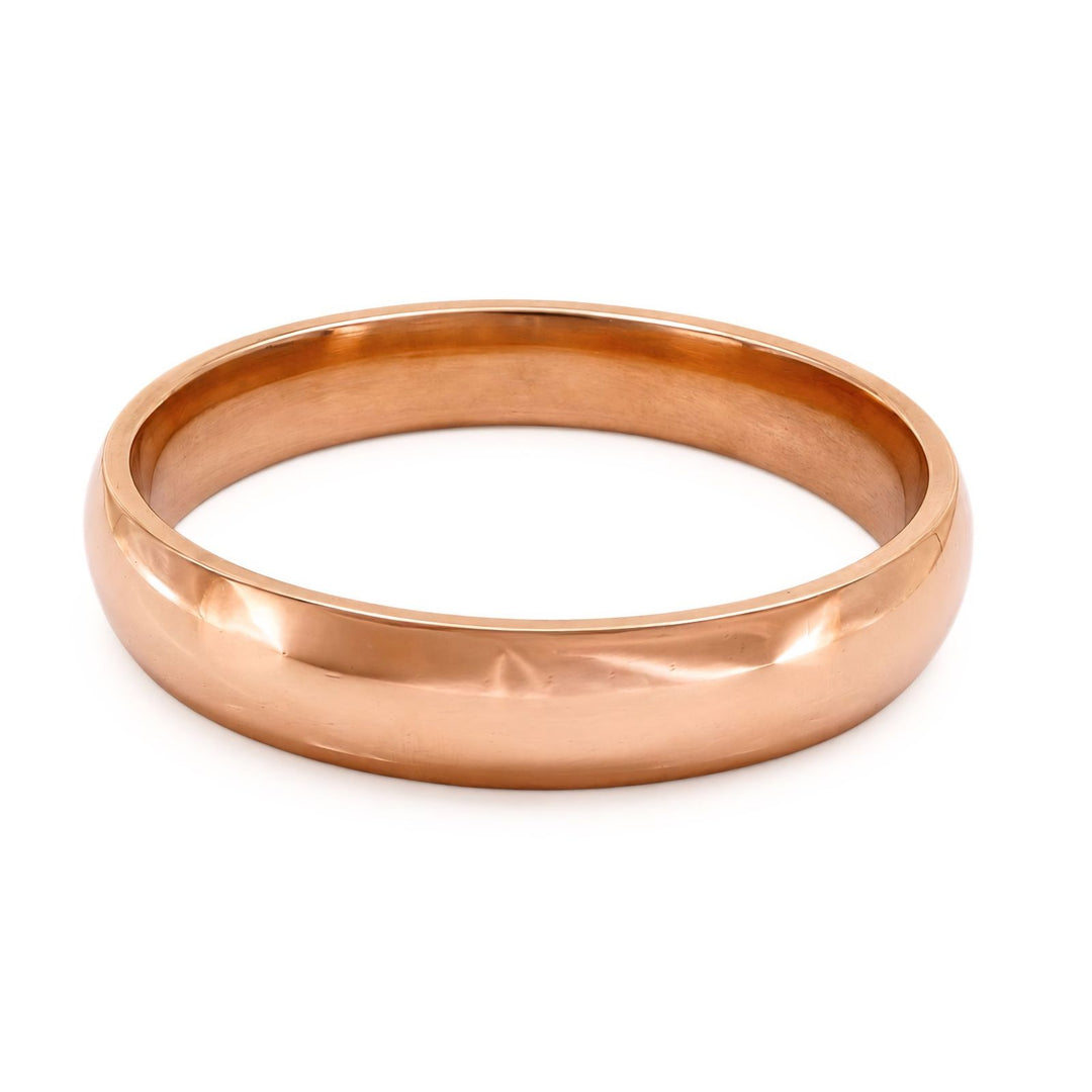 Authentic Pure Copper Jointless Kada – Heavy Astrological Healing Bangle