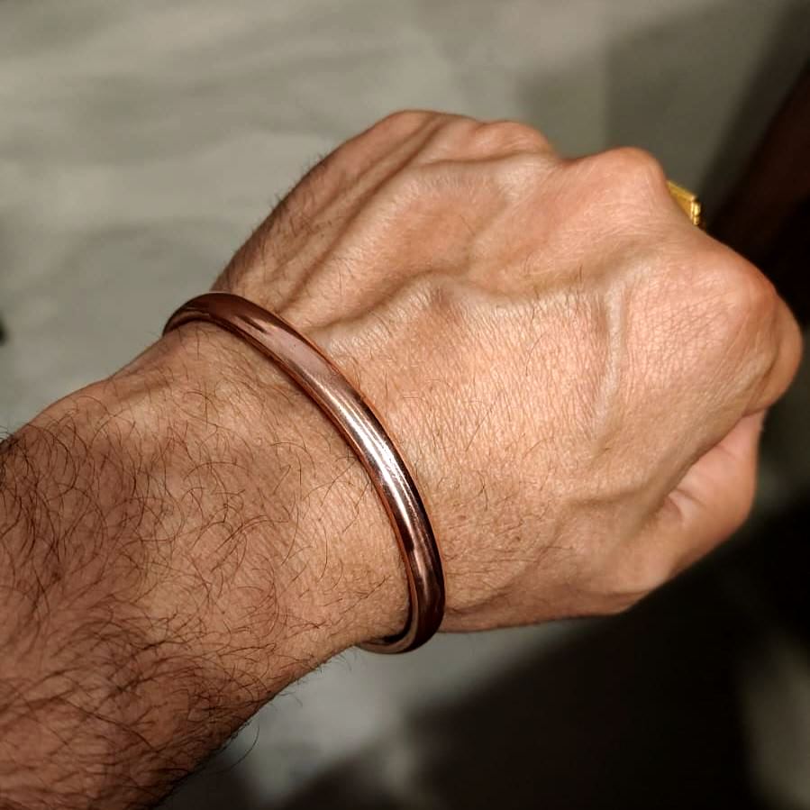 Pure Copper Adjustable Open Cuff Bangle