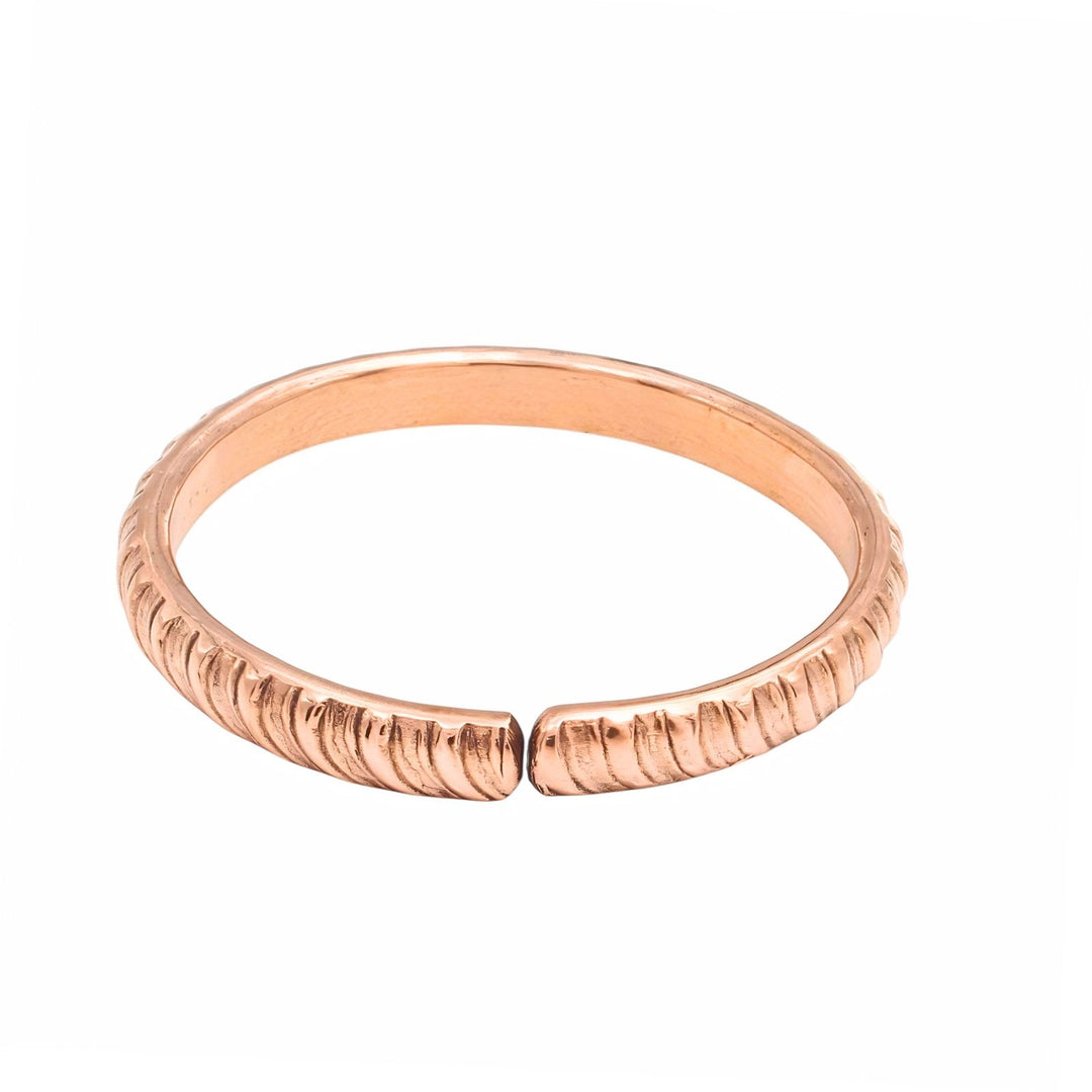 Royal Rope Pattern Pure Copper Wrist Bracelet