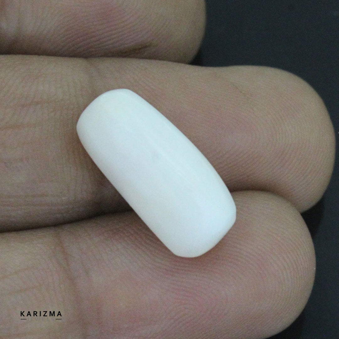 7Ct Natural White Coral Moonga Astrology Rashi Gemstone