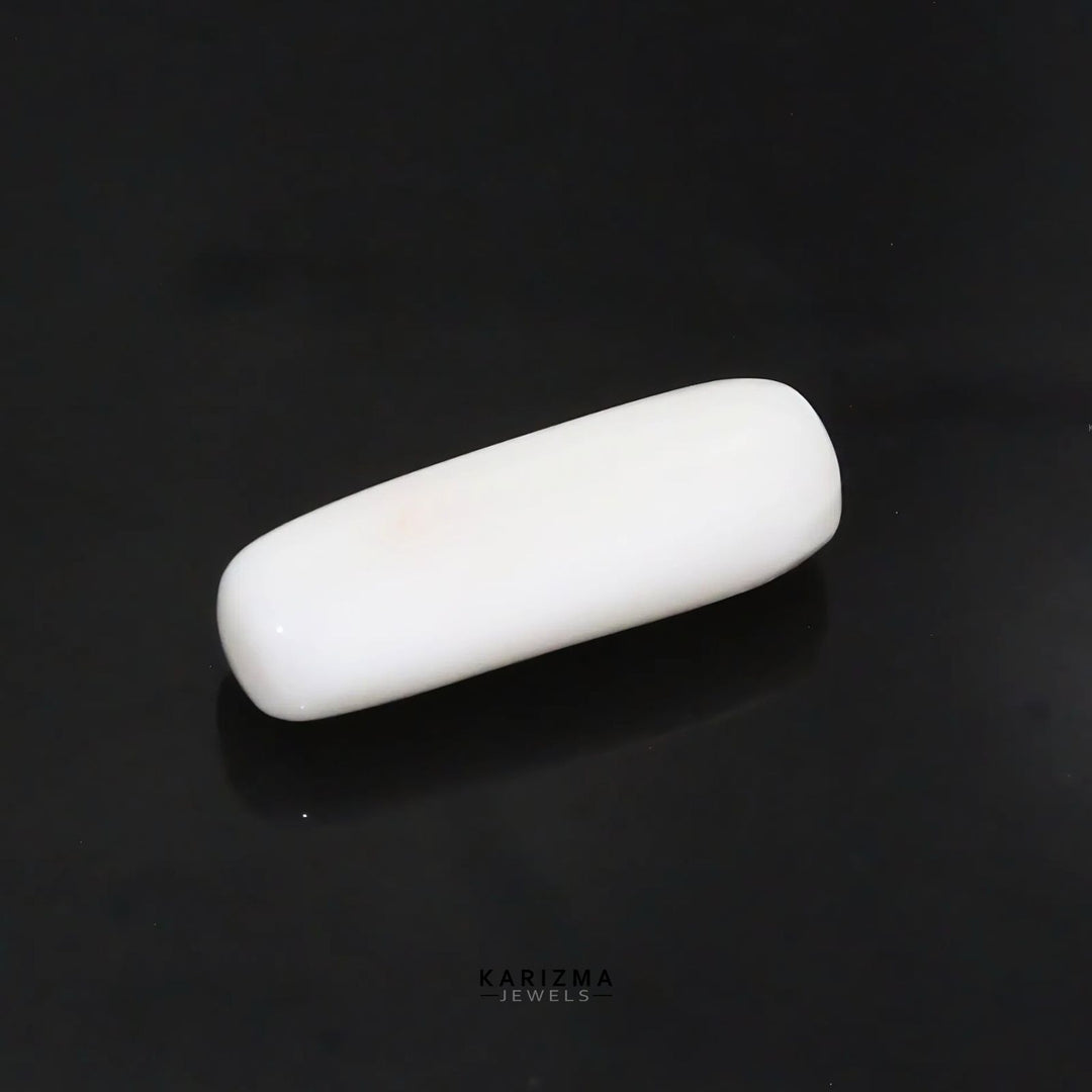 7.25Ct Natural White Coral Moonga Astrology Rashi Gemstone