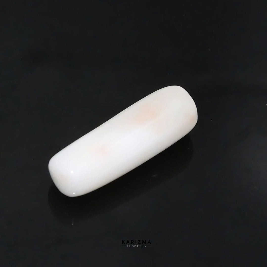 7.25Ct Natural White Coral Moonga Astrology Rashi Gemstone