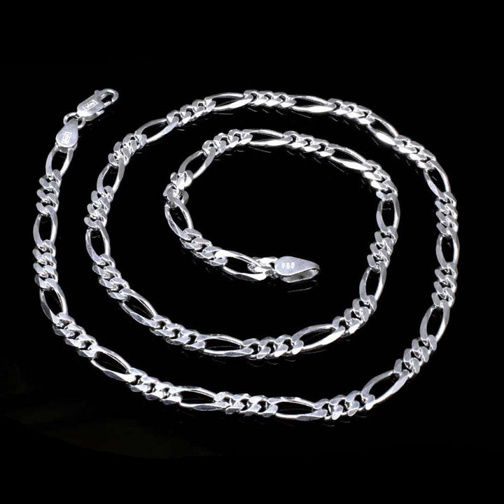 Real 925 Silver Link Design Chain 19.8&quot; Neck chain