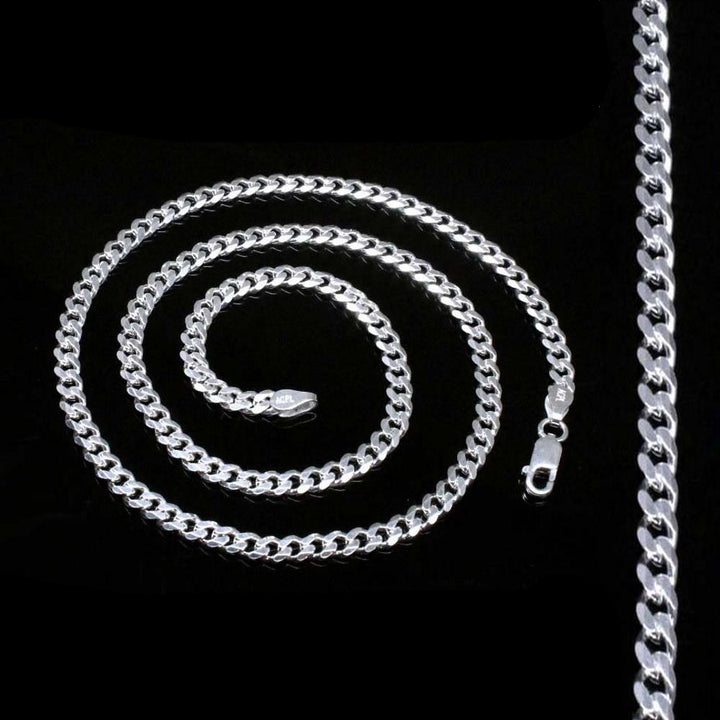 Real 925 Silver Link Design Chain 20&quot; Neck chain