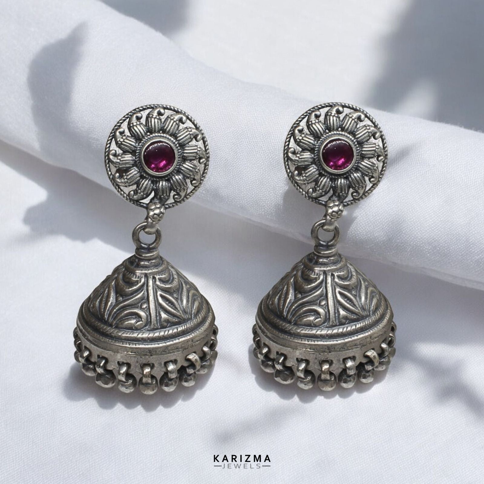 Top 100 Sterling Silver Earrings | Indian Silver Earrings