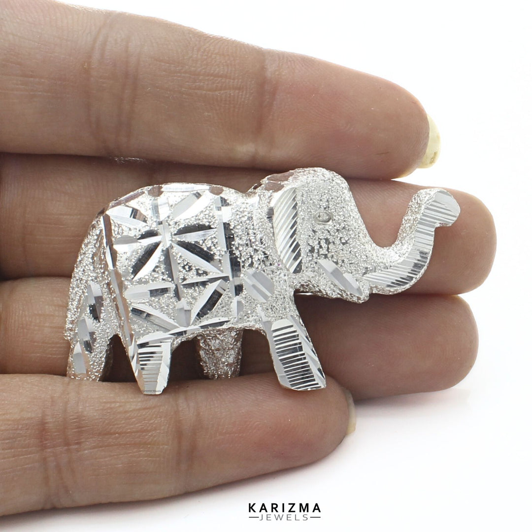 Pure Silver Elephant chandi ka Hathy Lal kitab remedy solid inside