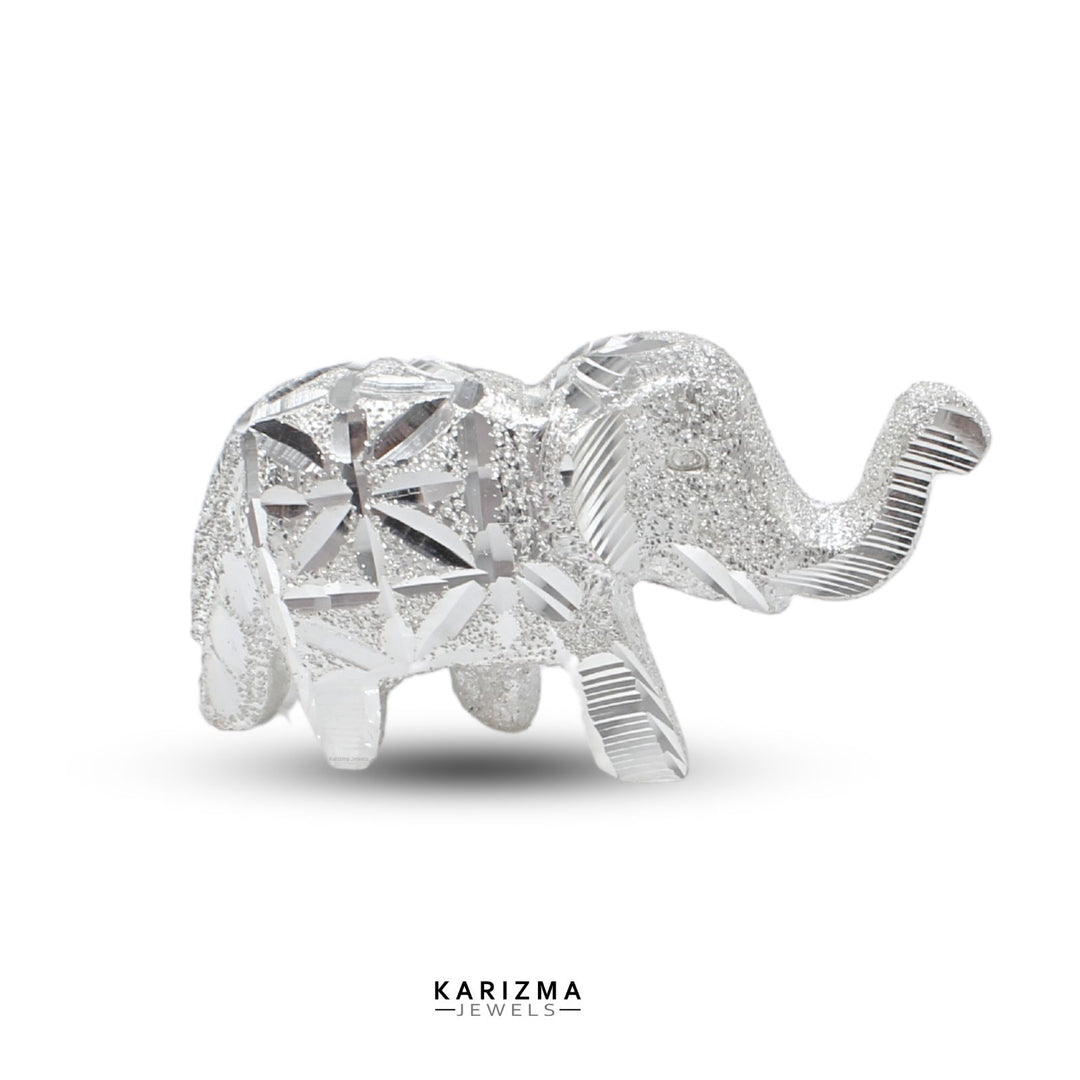 Pure Silver Elephant chandi ka Hathy Lal kitab remedy solid inside