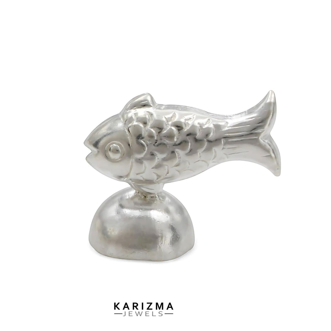 925 Real Sterling Silver Fish for Lal kitab red book and astrological remedies