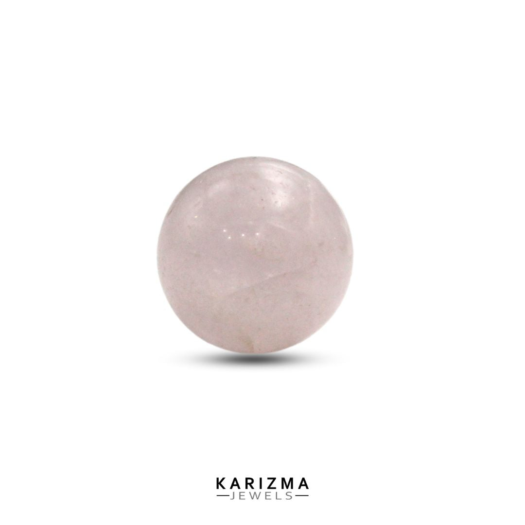 46.90Ct Rose Quartz Gemstone Crystal Sphere Healing Ball.