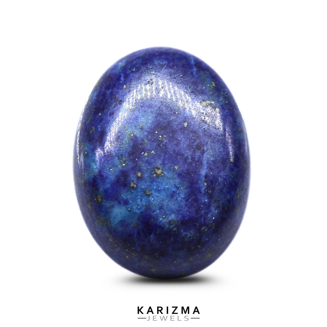 11.7Ct Natural Blue Untreated Lapis Lazuli Oval Cabochon Gemstone