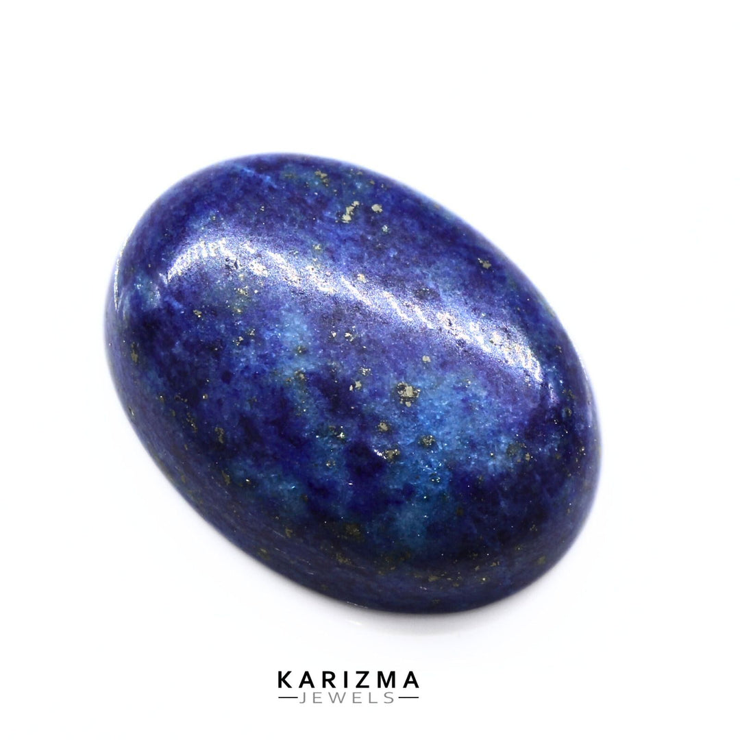 11.7Ct Natural Blue Untreated Lapis Lazuli Oval Cabochon Gemstone