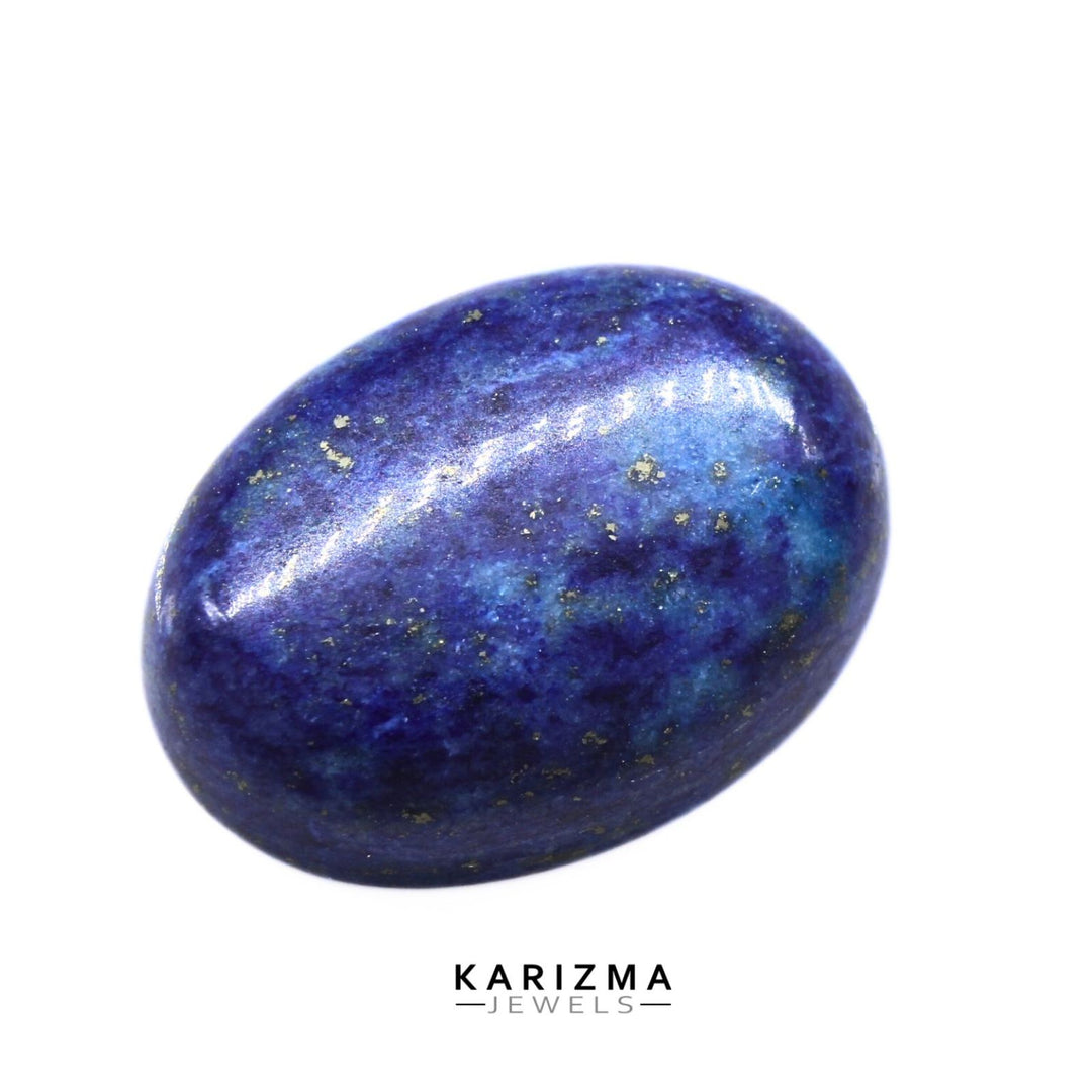 11.7Ct Natural Blue Untreated Lapis Lazuli Oval Cabochon Gemstone