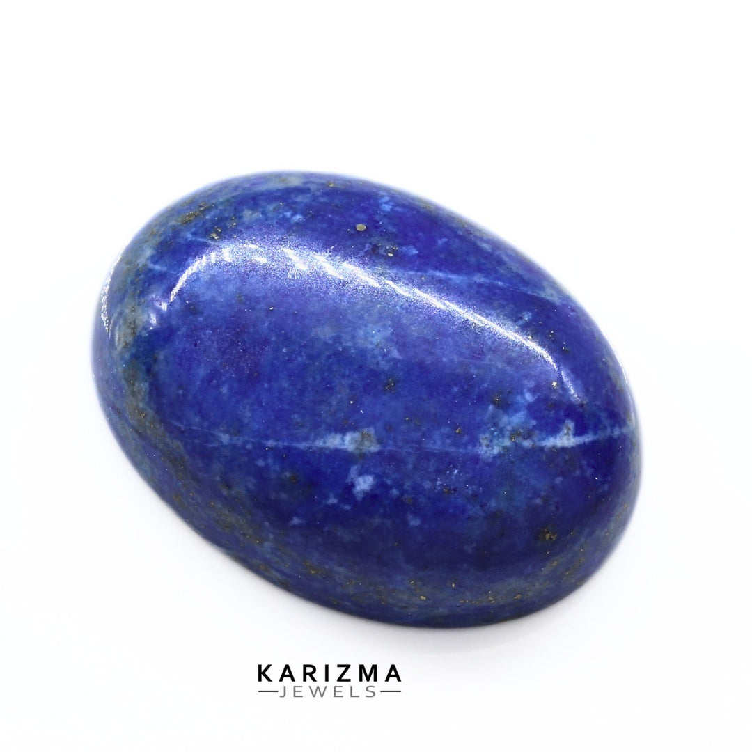 12.9Ct Natural Blue Untreated Lapis Lazuli Oval Cabochon Gemstone