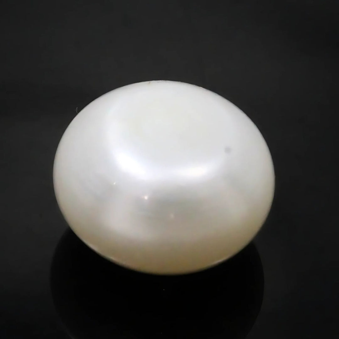 7.6Ct Natural Gemstone Real White Pearl for Moon