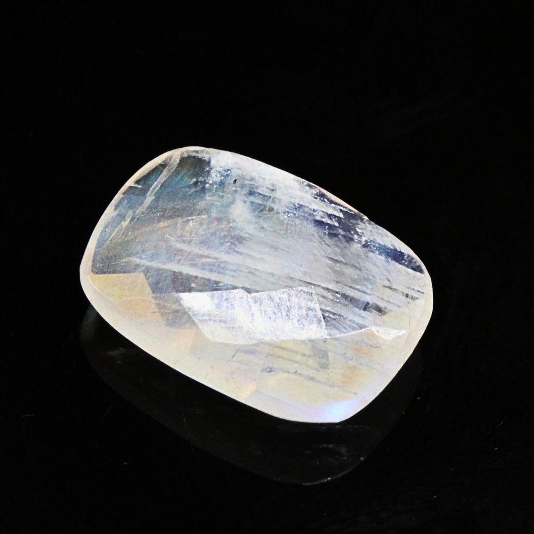 5.3Ct Natural Rainbow Moonstone Cushion Cut Gemstone