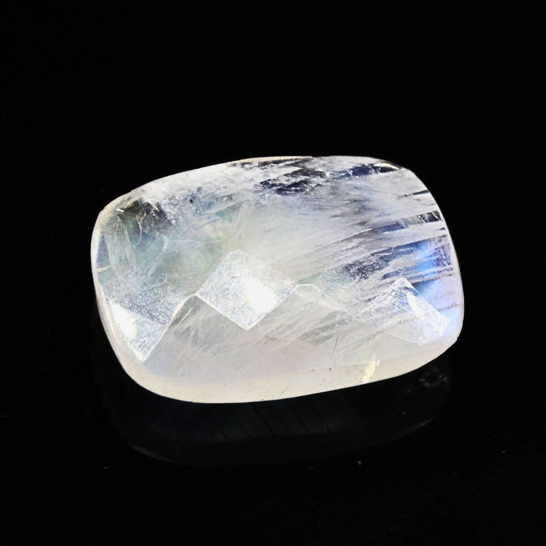 5.3Ct Natural Rainbow Moonstone Cushion Cut Gemstone