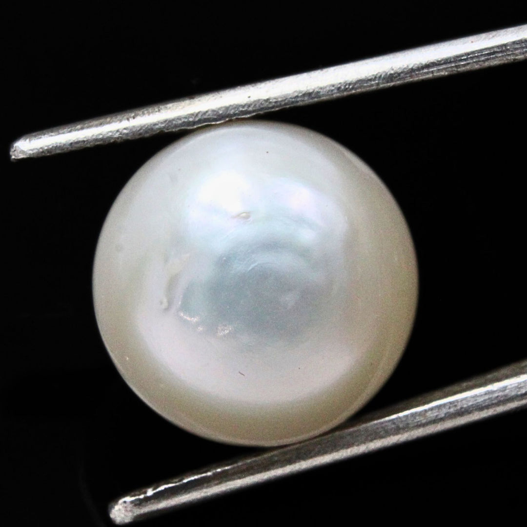 8.4Ct Natural Gemstone Real White Pearl for Moon