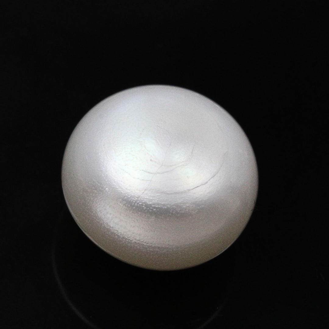 9.1Ct Natural Gemstone Real White Pearl for Moon