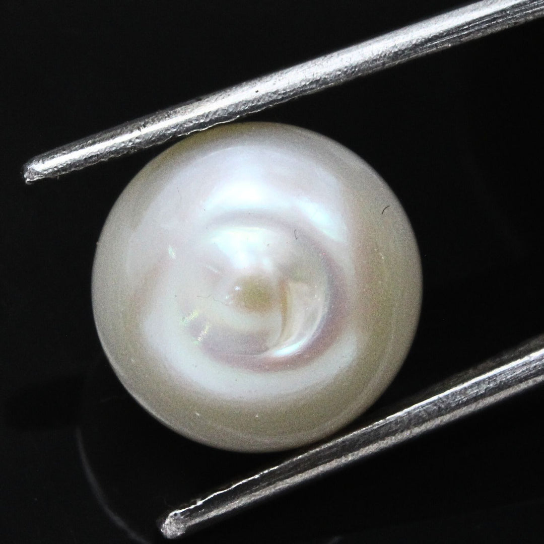 9.3Ct Natural Gemstone Real White Pearl for Moon