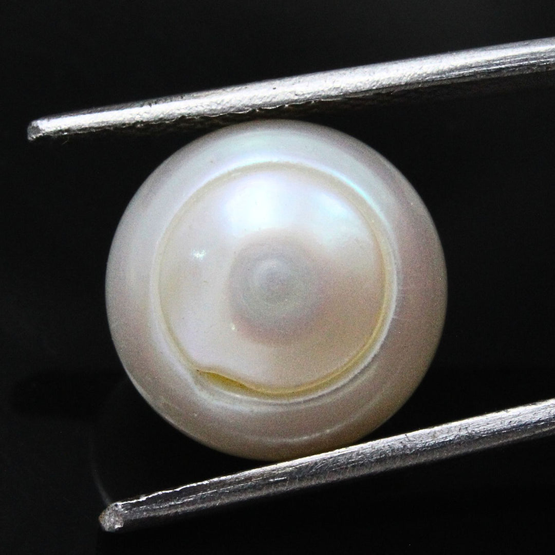 8.2Ct Natural Gemstone Real White Pearl for Moon