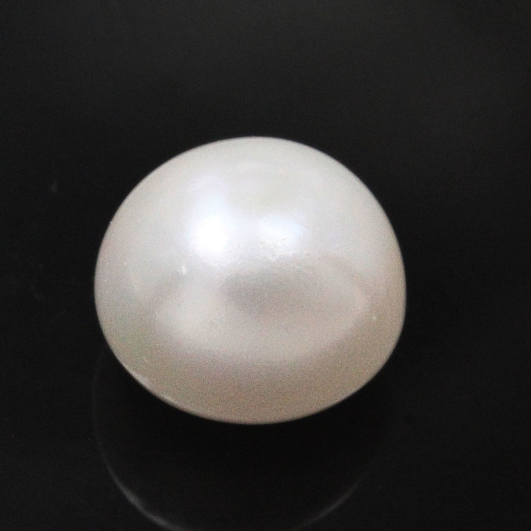 11.9Ct Natural Gemstone Real White Pearl for Moon