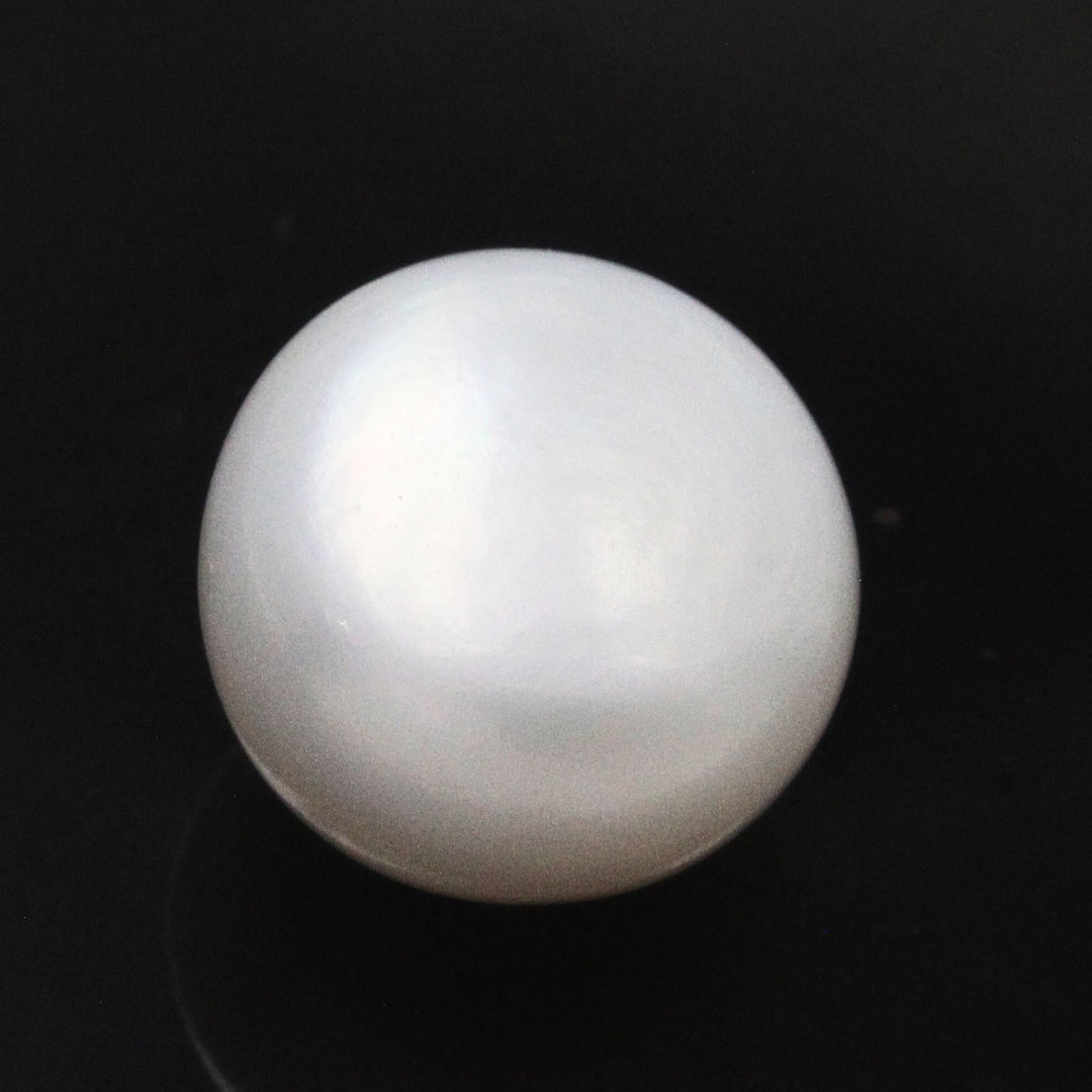 11.9Ct Natural Gemstone Real White Pearl for Moon