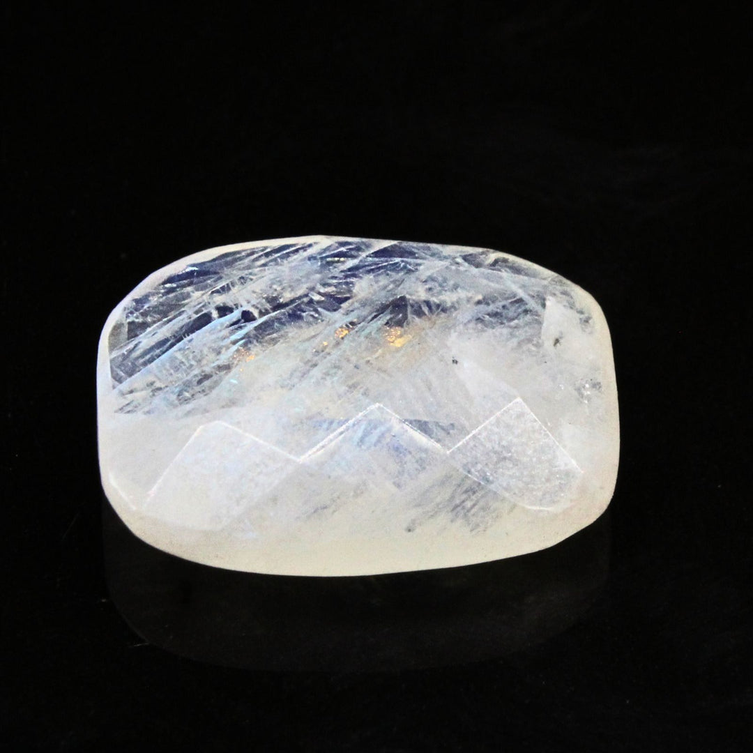 5.2Ct Natural Rainbow Moonstone Cushion Cut Gemstone