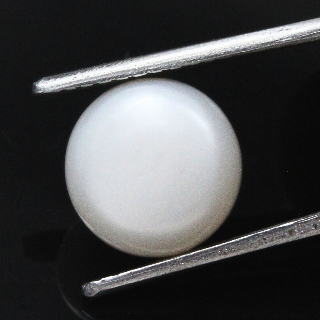 5.9Ct Natural Gemstone Real White Pearl for Moon