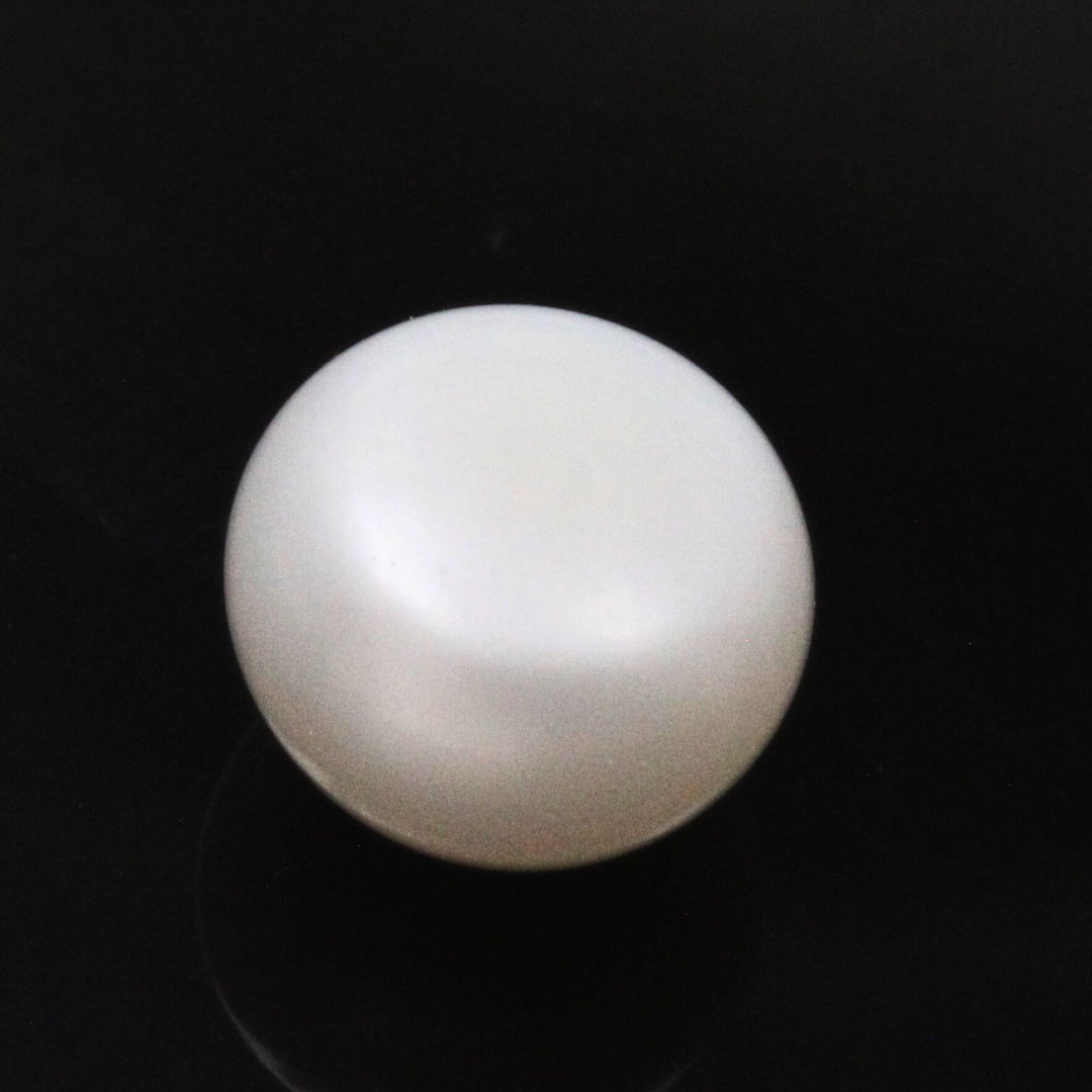 5.9Ct Natural Gemstone Real White Pearl for Moon