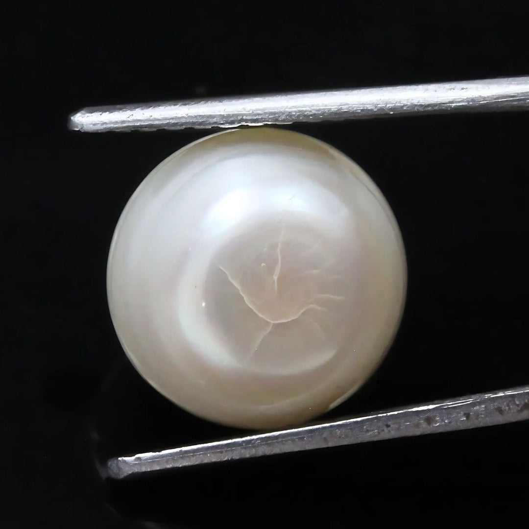 8.2Ct Natural Gemstone Real White Pearl for Moon