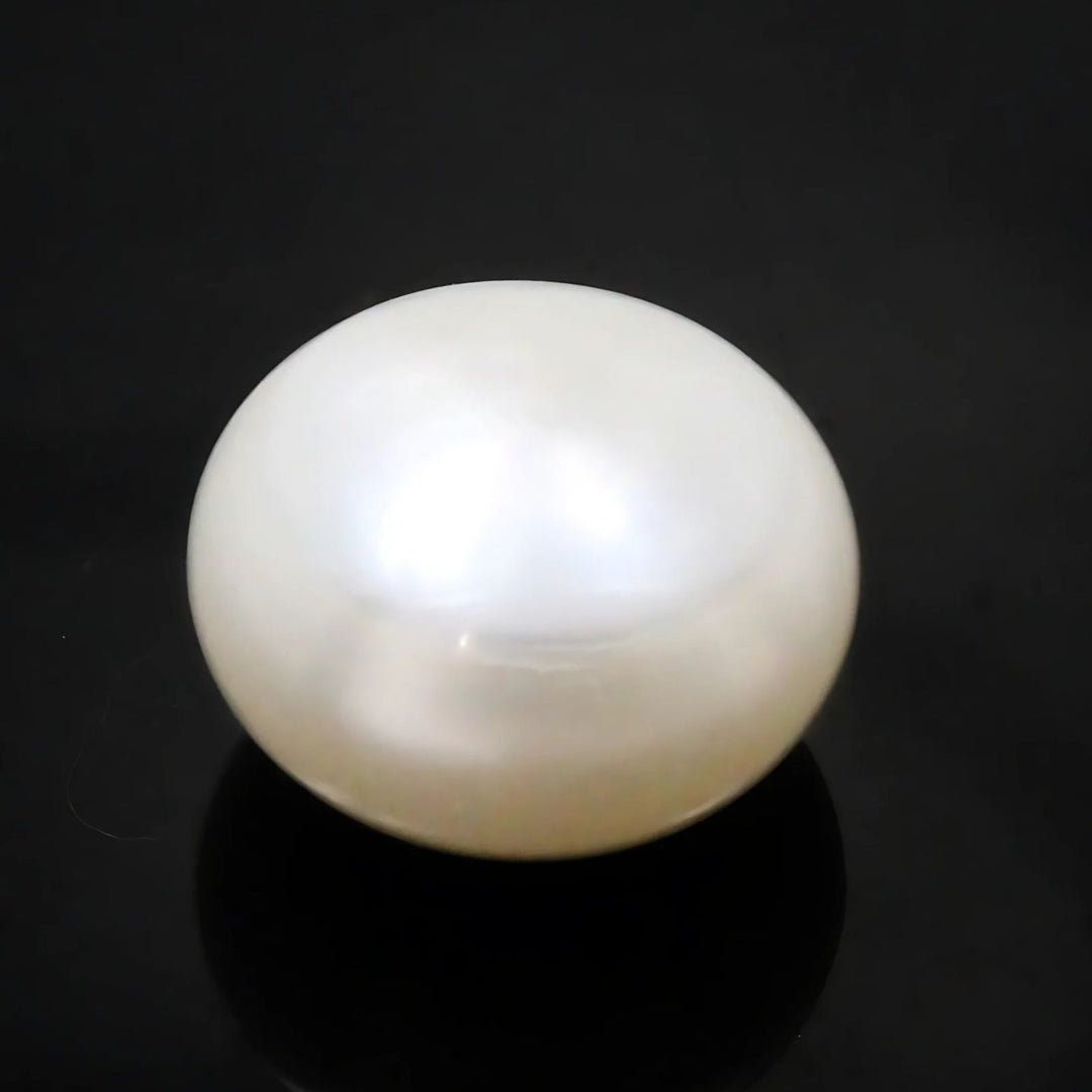 7.6Ct Natural Gemstone Real White Pearl for Moon