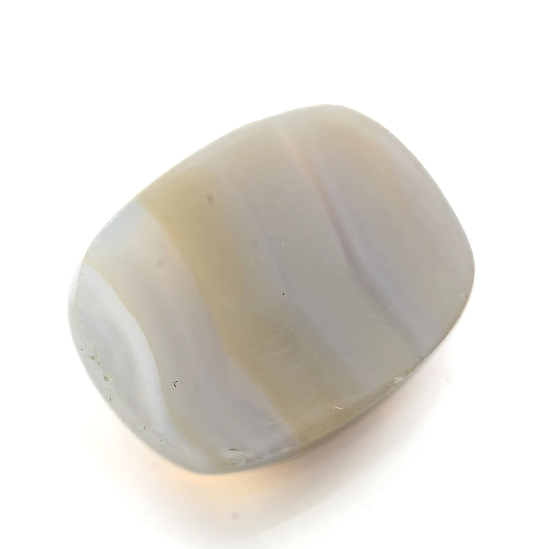 16.3Ct Natural White Agate Cushion Checker Cut Gemstone