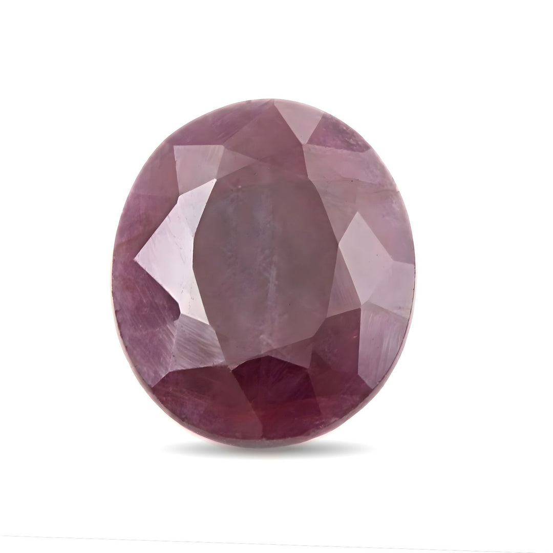 5.6Ct Natural Purplish Red Ruby (Manik) Oval Gemstone