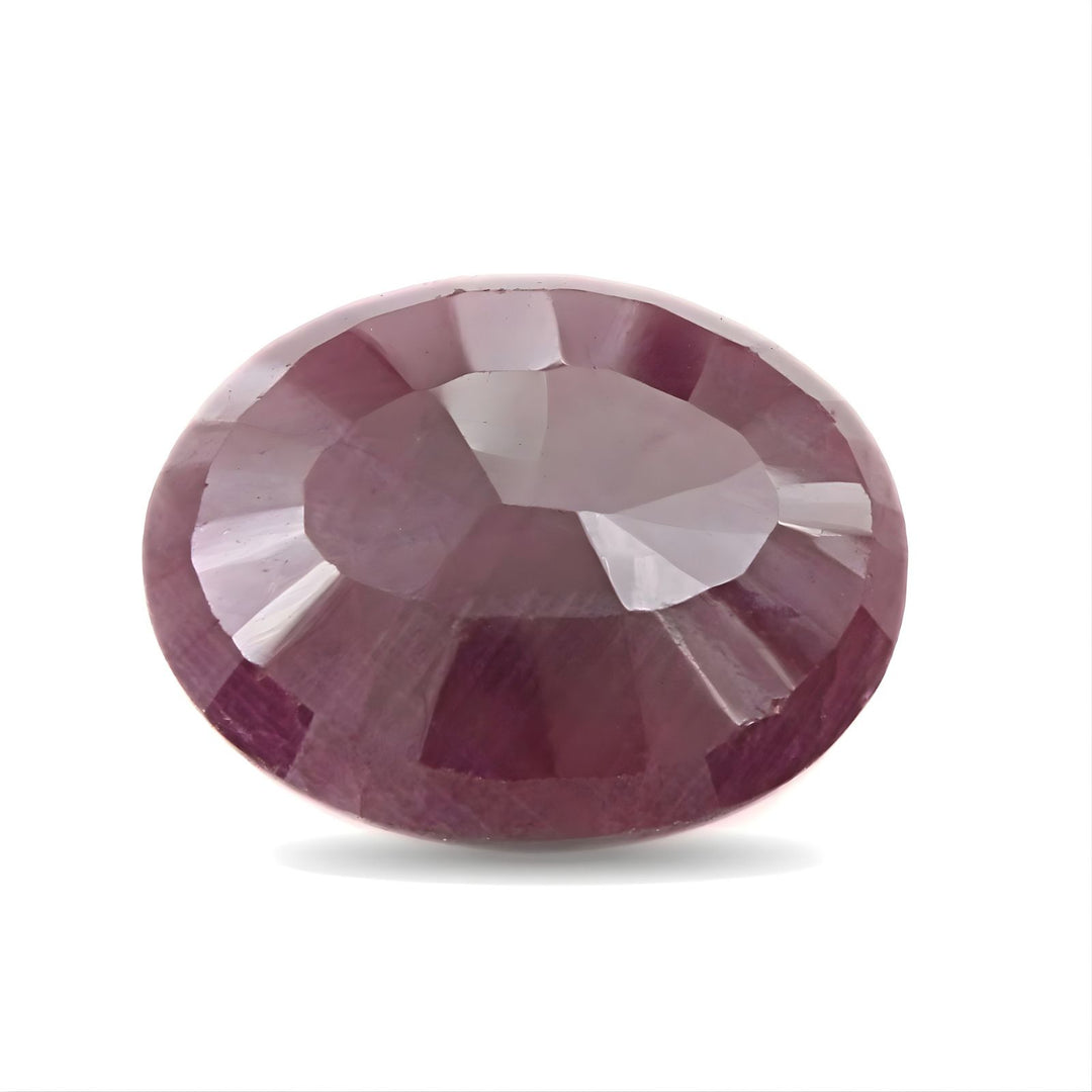 5.6Ct Natural Purplish Red Ruby (Manik) Oval Gemstone