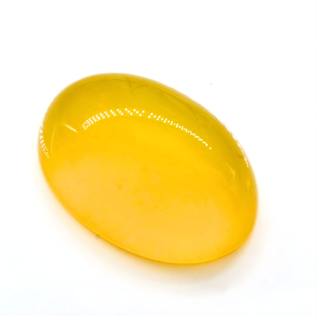 12.7Ct Natural Yellow Agate (Hakik) Loose Gemstone for Jewelry Designers
