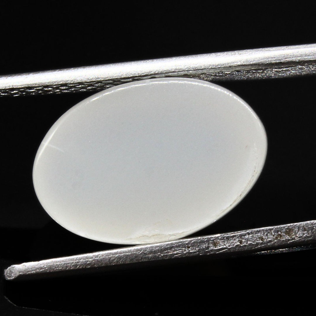 5.4Ct Natural Cloudy white Moonstone Oval Rashi Gemstone
