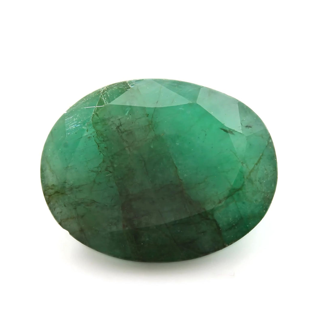 5.1Ct Natural Green Emerald (Panna) Oval Cut Gemstone