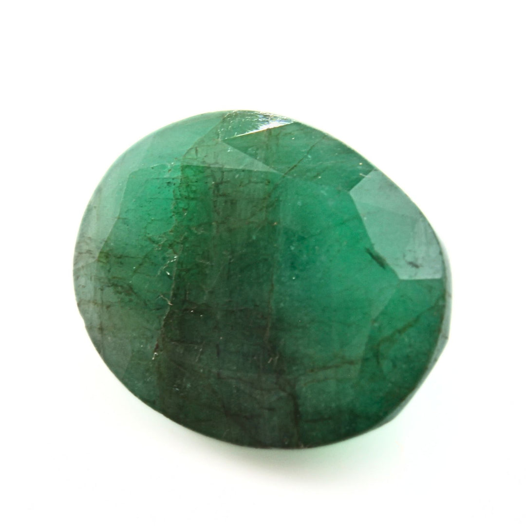 5.1Ct Natural Green Emerald (Panna) Oval Cut Gemstone
