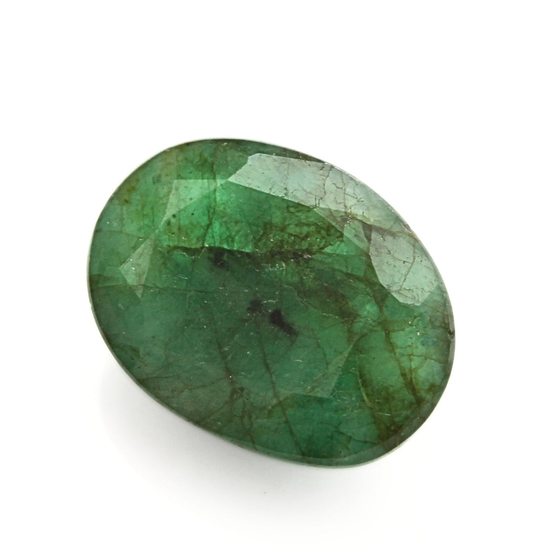 4.9Ct Natural Green Emerald (Panna) Oval Cut Gemstone