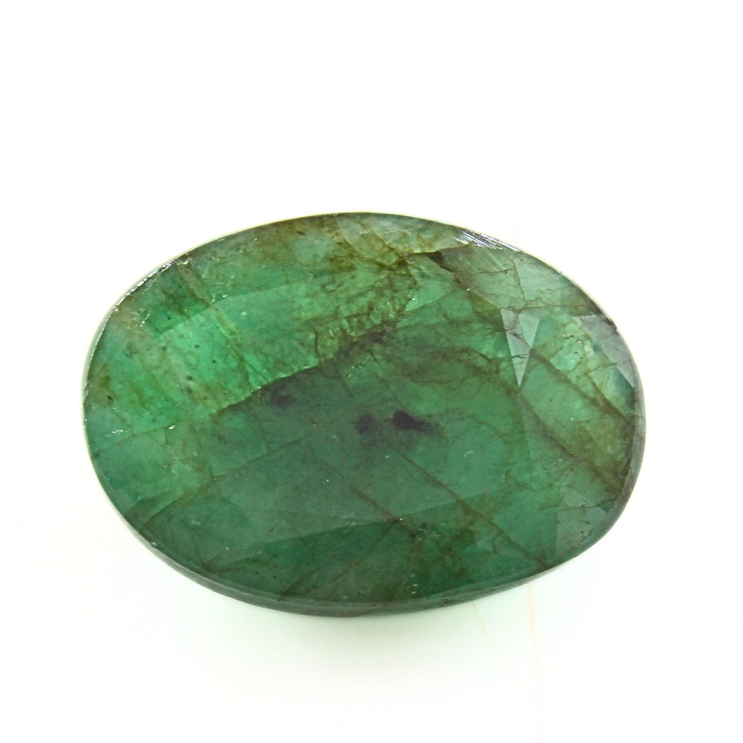 4.9Ct Natural Green Emerald (Panna) Oval Cut Gemstone