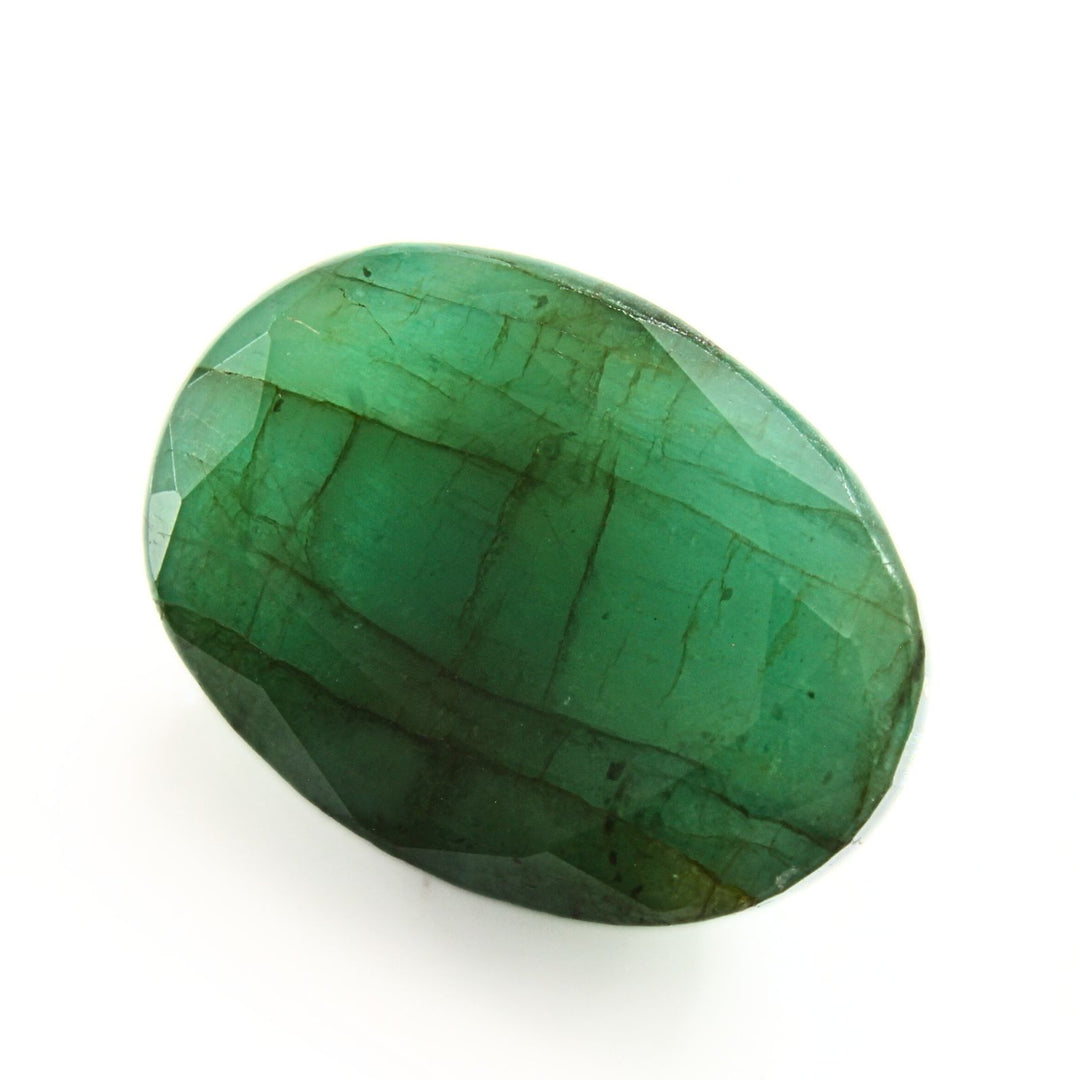 6.2Ct Natural Green Emerald (Panna) Oval Cut Gemstone